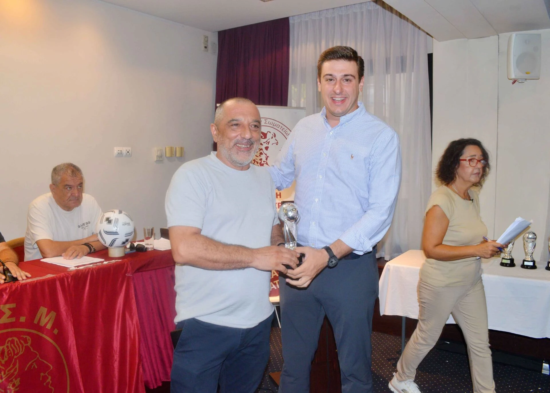 Δεν μπόρεσε να παραβρεθεί ο Λαζαρίδης καθώς λείπει σε σεζόν στην Κύπρο
