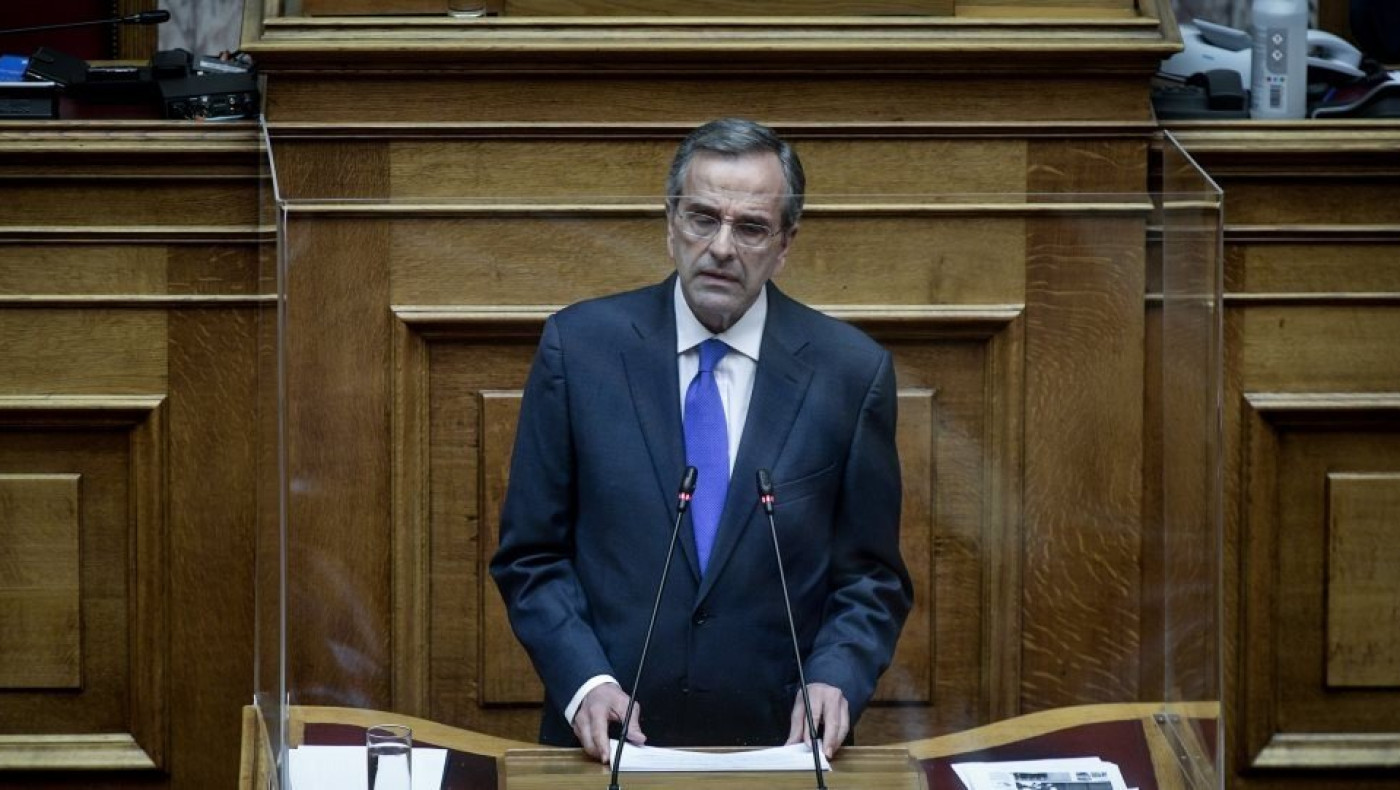 Σαμαράς: «Μιλάω μόνο γι' αυτά που απασχολούν την Ελλάδα, πείτε μου πού κάνω λάθος»