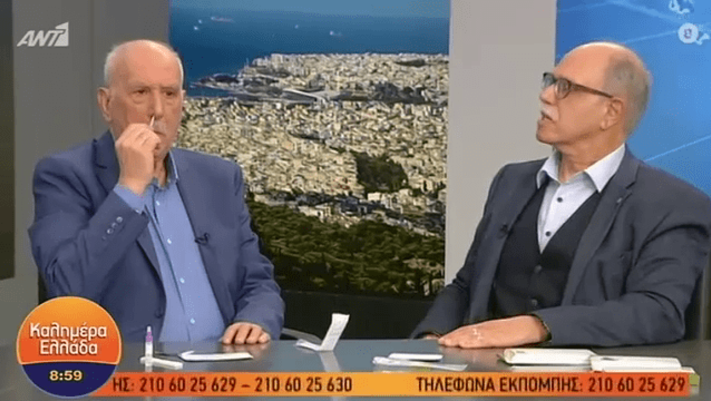 Στον αέρα: Ο Παπαδάκης έκανε self test κορωνοϊού!