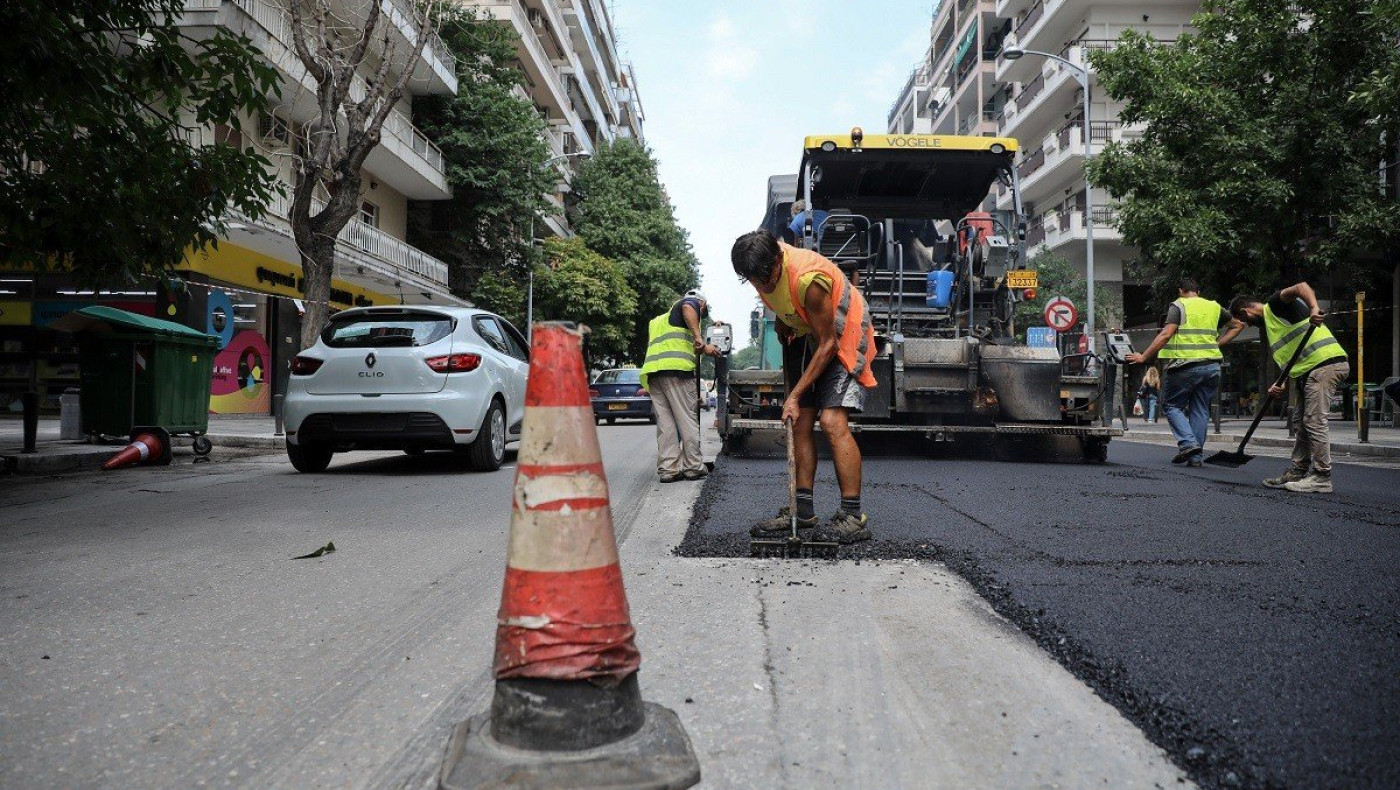 Θεσσαλονίκη: Ξεκινούν οι ασφαλτοστρώσεις- Με μια λωρίδα κυκλοφορίας η Παύλου Μελά