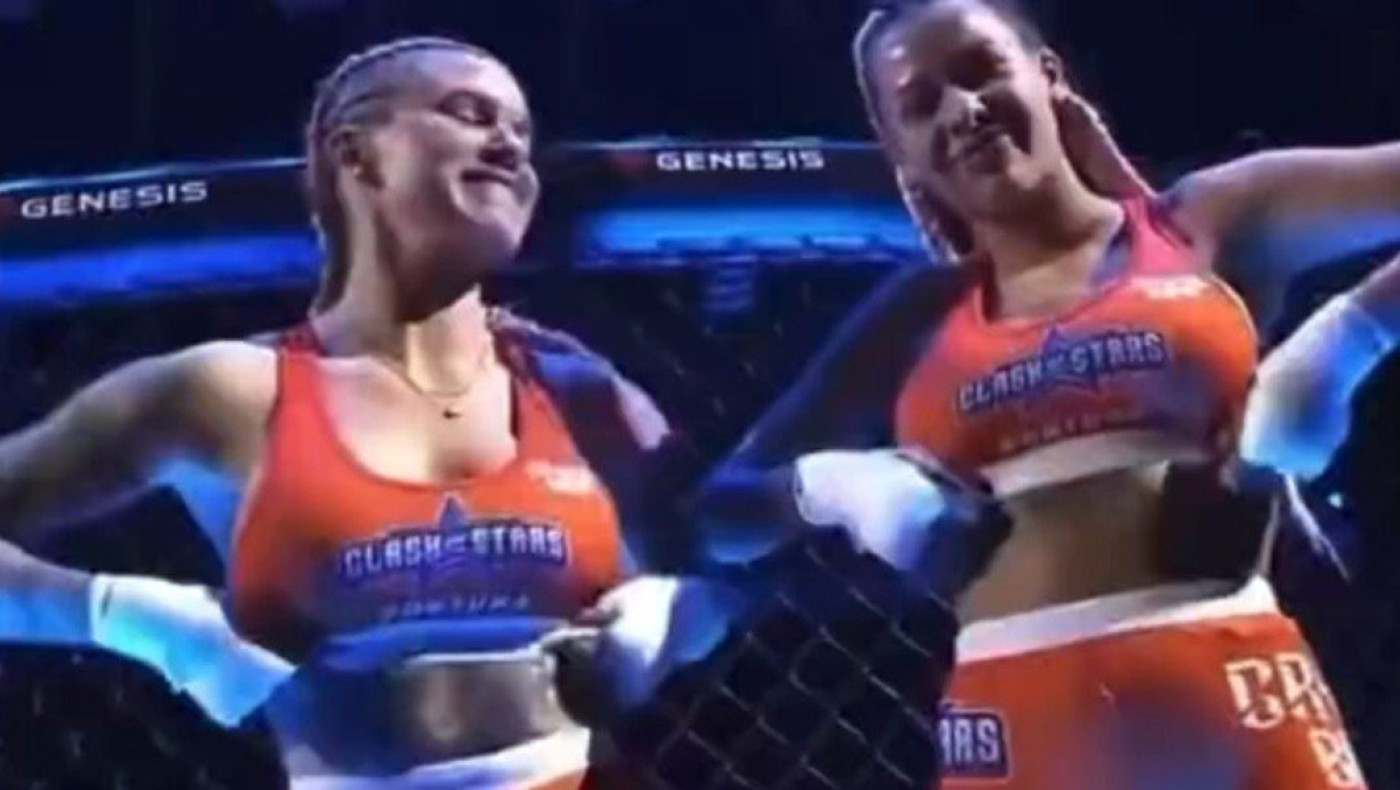 Χαμός στο MMA: Αθλήτριες πανηγύρισαν γυμνόστηθες μπροστά στο κοινό