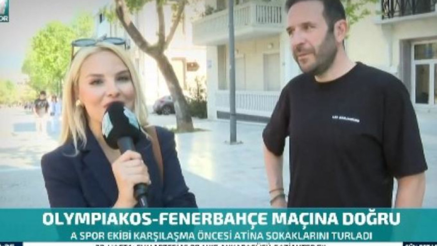 Επικός διάλογος ΠΑΟΚτσή με Τουρκάλα ρεπόρτερ στο κέντρο της Αθήνας (vid)«Καλή η Φενέρ, αλλά καλύτερος ο ΠΑΟΚ»