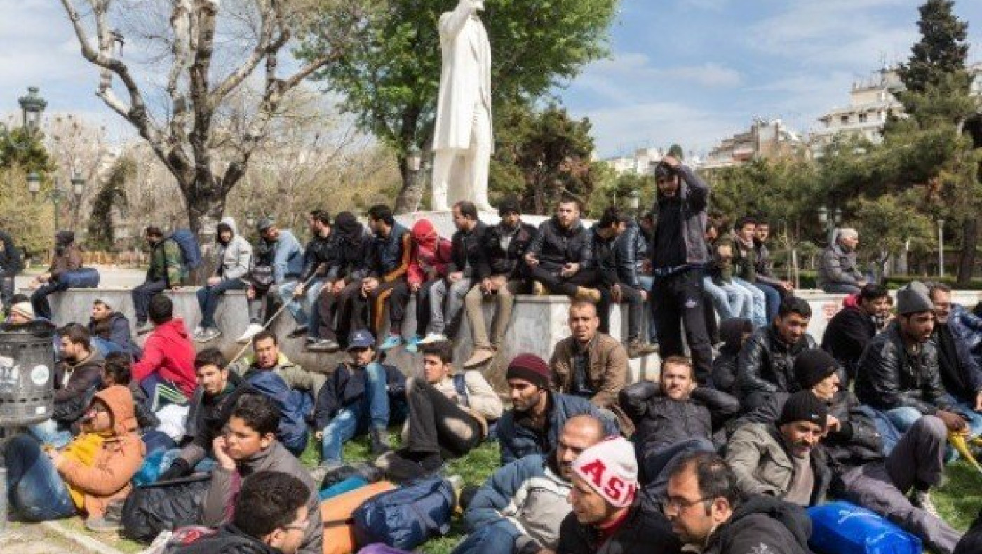 Στην Αριστοτέλους πρόσφυγες από το κέντρο φιλοξενίας των Διαβατών