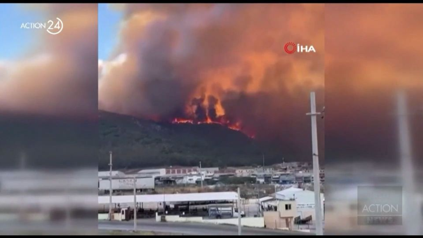 Σμύρνη: Χιλιάδες εκτοπισμένοι μετά τη μεγάλη πυρκαγιά - 17 πολυκατοικίες καταστράφηκαν
