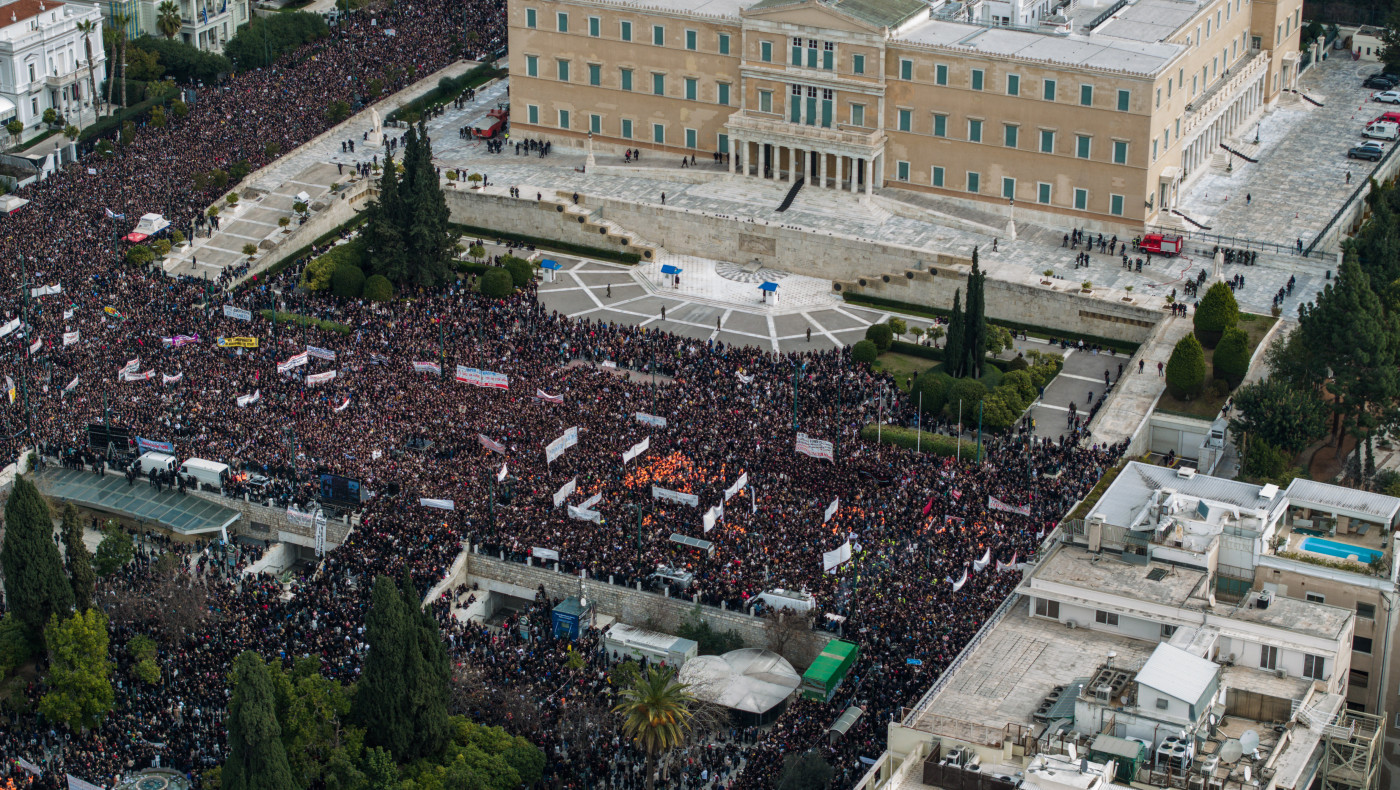Τέμπη: Εφαρμογή υπολόγισε τον αριθμό που βρέθηκε στο συλλαλητήριο στο Σύνταγμα