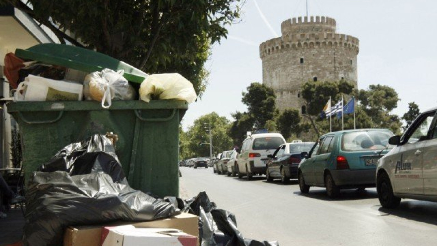 Τα σκουπίδια «πλημμυρίζουν» τον Δήμο       Θεσσαλονίκης