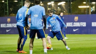 Προπονήθηκε ο Μέσι, ελπίδες να προλάβει το el clasico 
