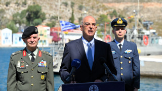 «Παρών» στην καθέλκυση των belharra ο Δένδιας - Η σημασία τους για την Ελλάδα