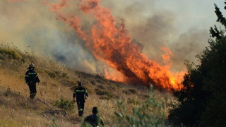 ΕΚΤΑΚΤΟ:  Φωτιά  ξέσπασε στον Τρίλοφο  Θεσσαλονίκης