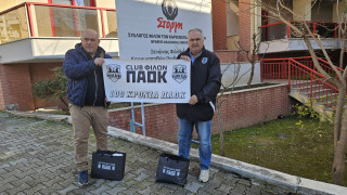 CLUB Φίλων ΠΑΟΚ: Επίσκεψη σε αθλήτρια του ΠΑΟΚ στην Στοργή και προσφορά αγάπης